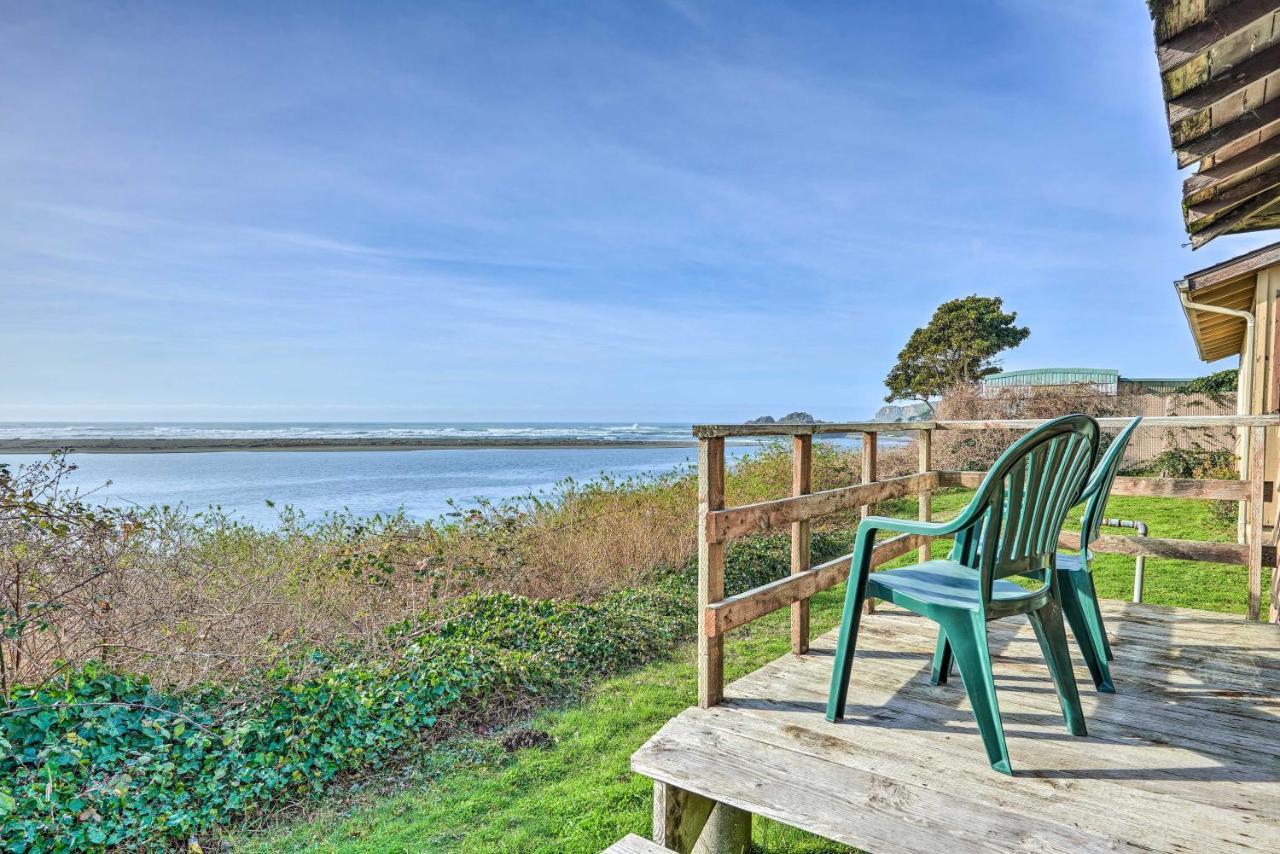 Smith River Vintage Cabin Oceanfront Deck And Views מראה חיצוני תמונה