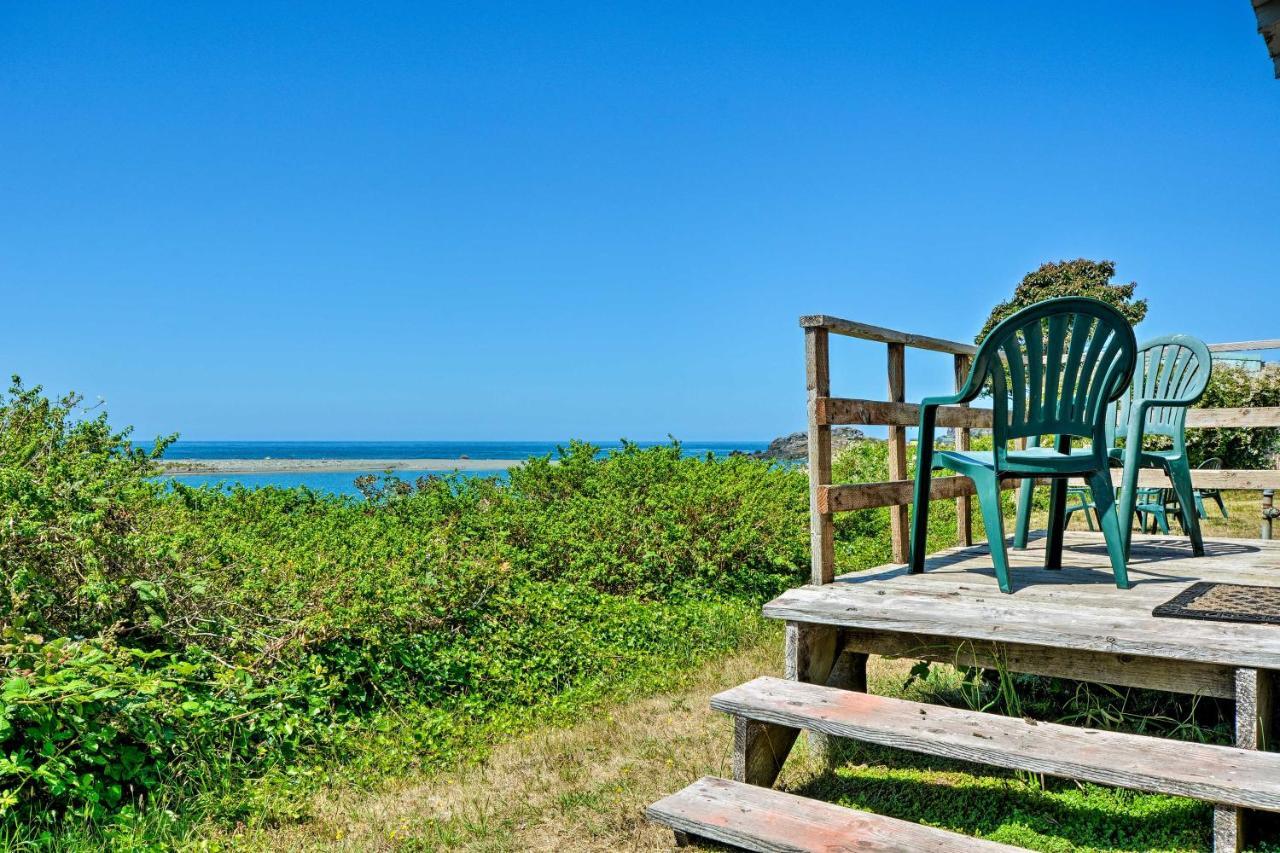 Smith River Vintage Cabin Oceanfront Deck And Views מראה חיצוני תמונה