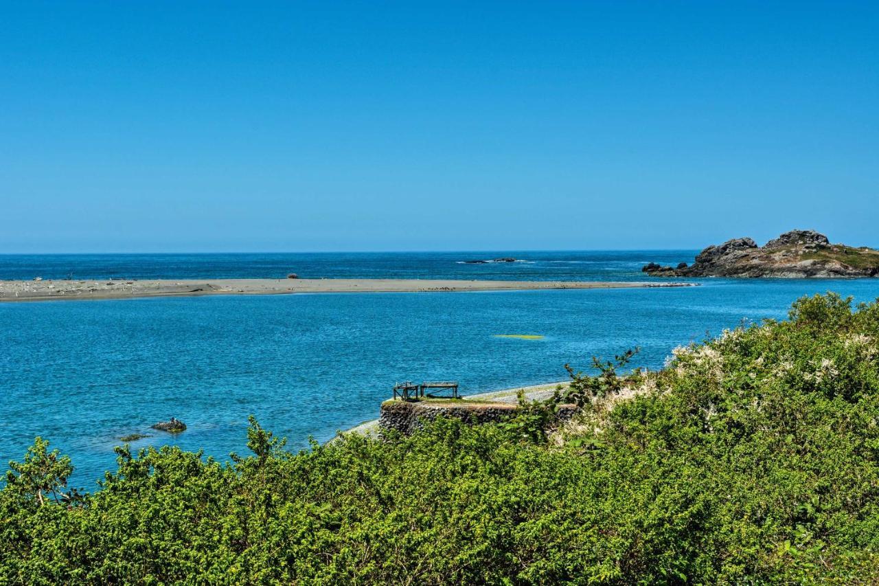 Smith River Vintage Cabin Oceanfront Deck And Views מראה חיצוני תמונה